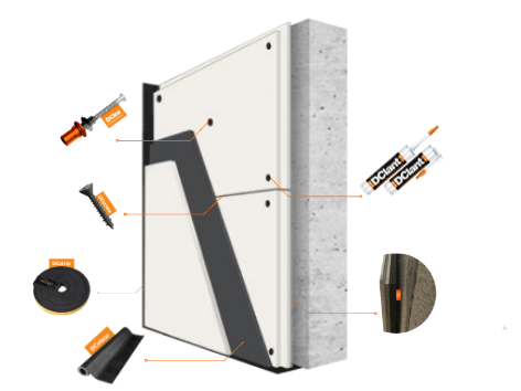 Wall Sound Insulation MUTE SYSTEM™ 63