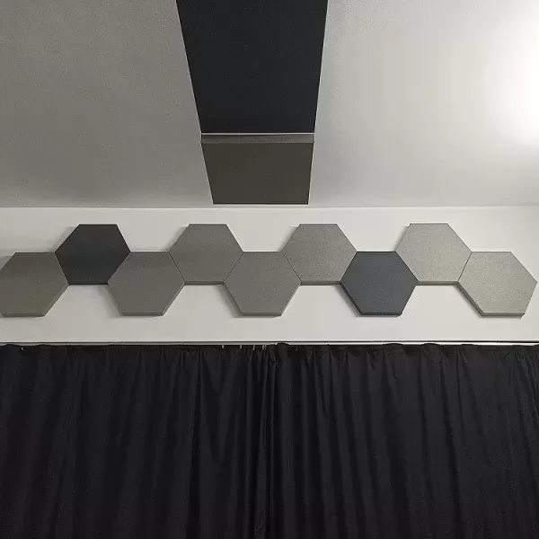 Acoustic panels in professional studio