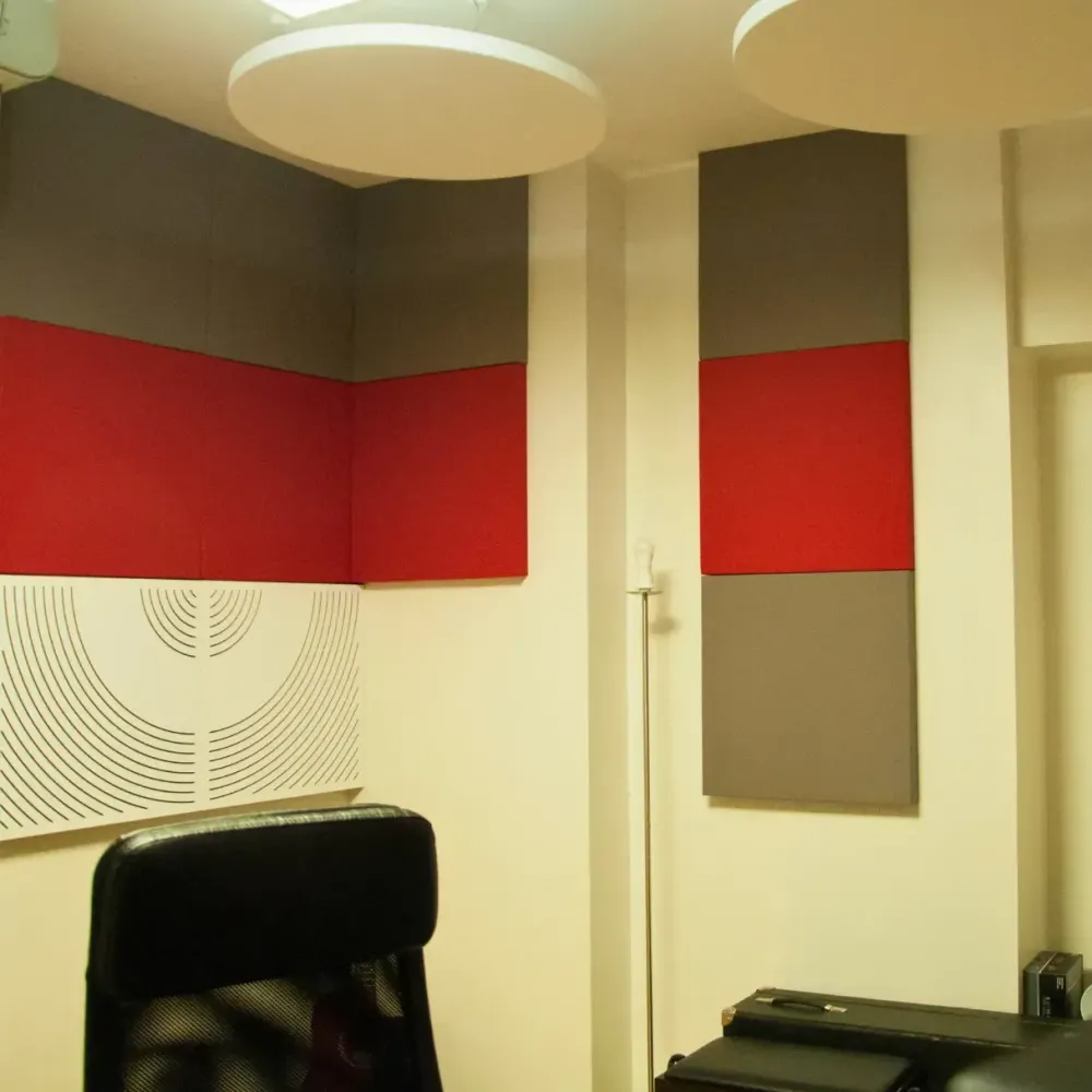 Acoustic materials in Saint Louis College of Music, Rome, Italy