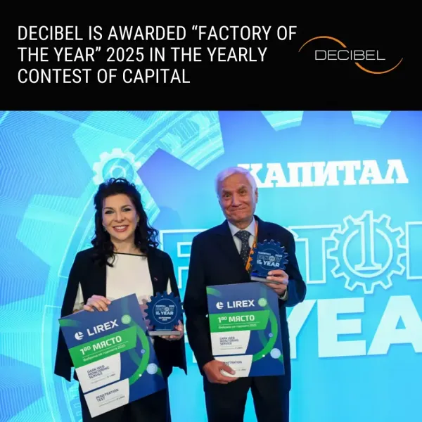 DECIBEL Named Factory of the Year 2025 by Capital