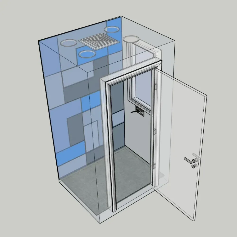 Single wall Audiology Booth - S series