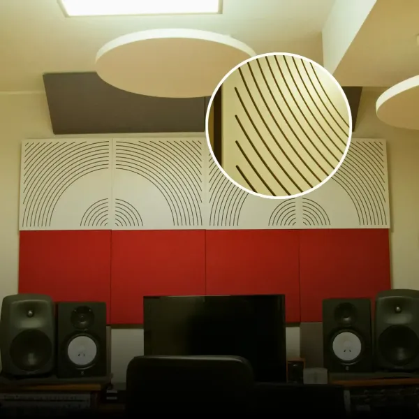 Acoustic materials in Saint Louis College of Music, Rome, Italy