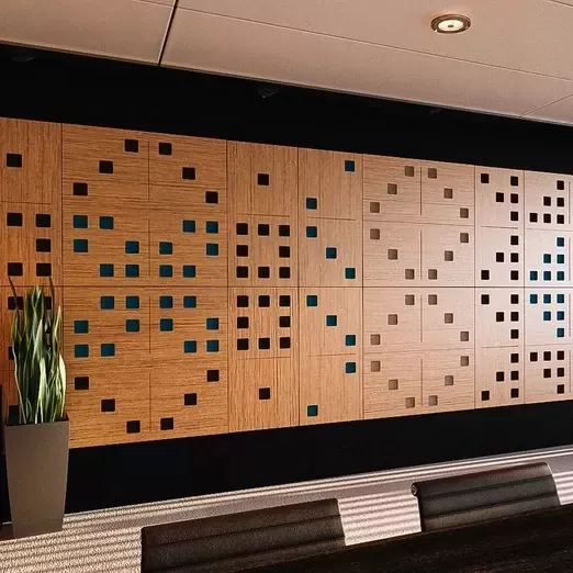 DOMINO™ - Wood & Fabric Acoustic panel