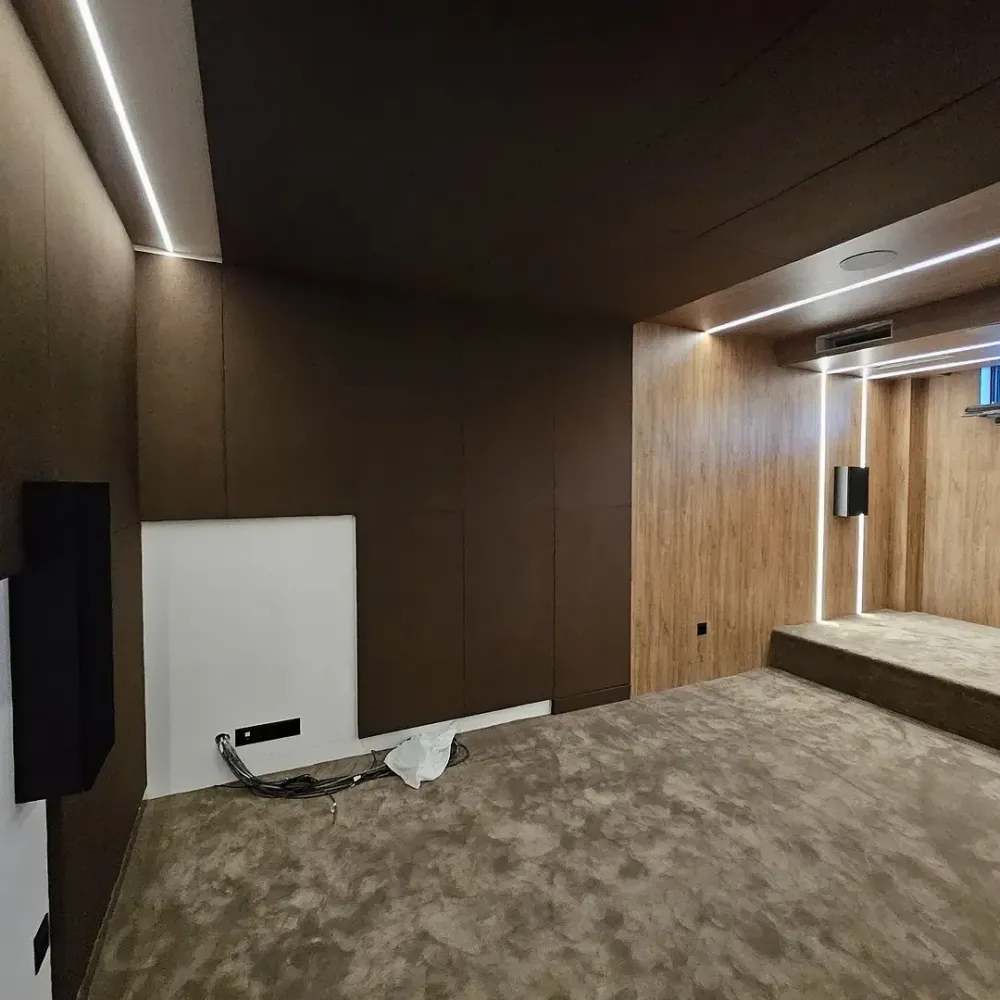 Home Cinema Acoustics for a Private Residence