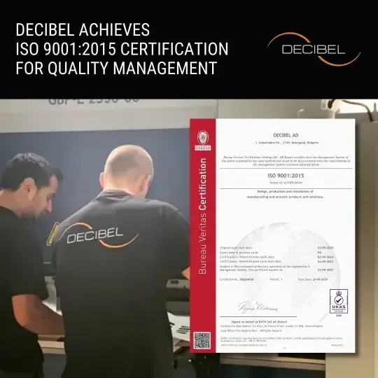 DECIBEL Achieves ISO 9001:2015 Certification for Quality Management