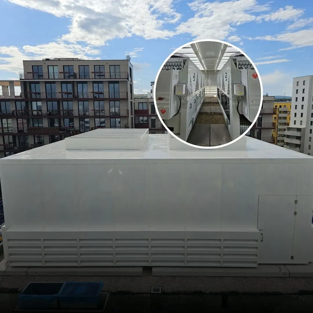 Acoustic Enclosure for Rooftop Chillers at Fabrik1230